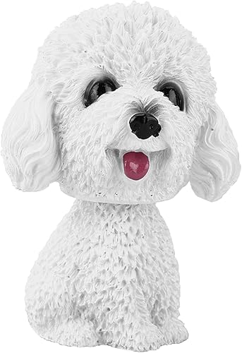 Yosoo Health Gear Decoración de perro tembloroso, perro Bobble, decoración interior de perro de automóvil, decoración de perro de simulación