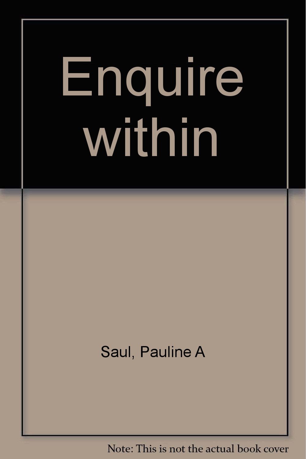 Enquire within