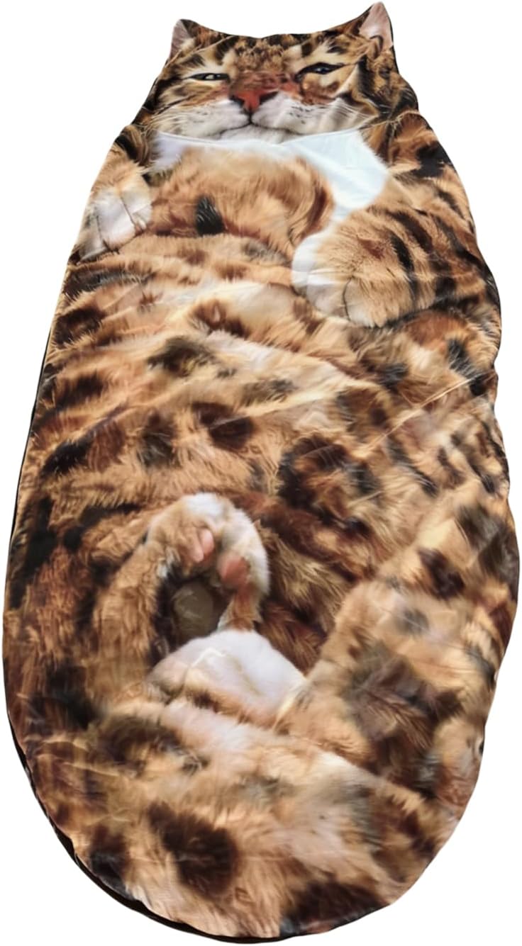 Sleeping Bag Blanket, Warm Cute Sleeping, Washable Cat Nap, Cold Weather Nap Bag, Insulation for Indoor Home Bedroom Living Room Apartment Dorm Hotel Birthday Housewarming Gift