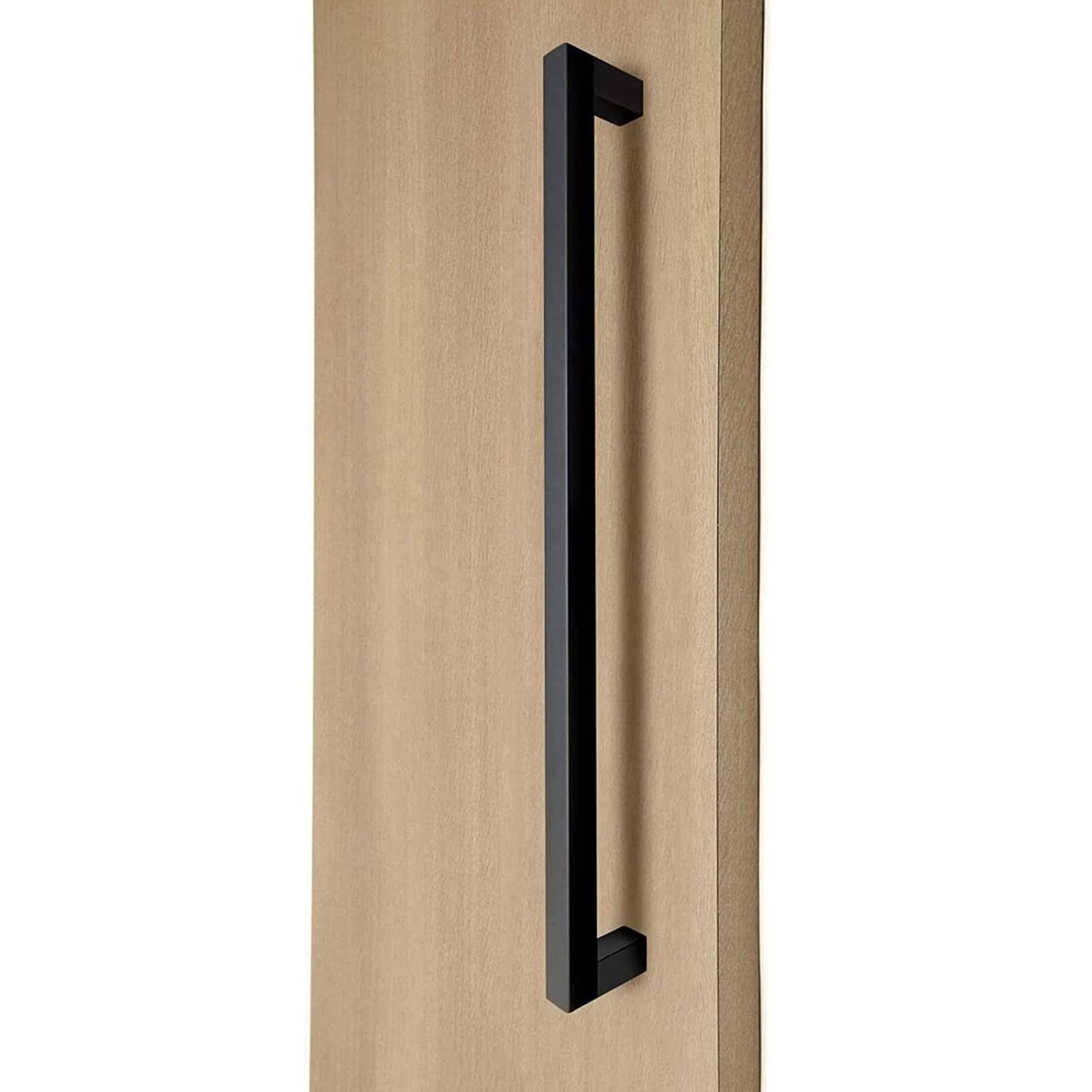 MXXQRHF Modern Square Barn Door Handle - Sleek Push Pull Design for Sliding Glass, Shower & Interior/Exterior Doors - Available in 5 Sizes (800mm x 762mm)