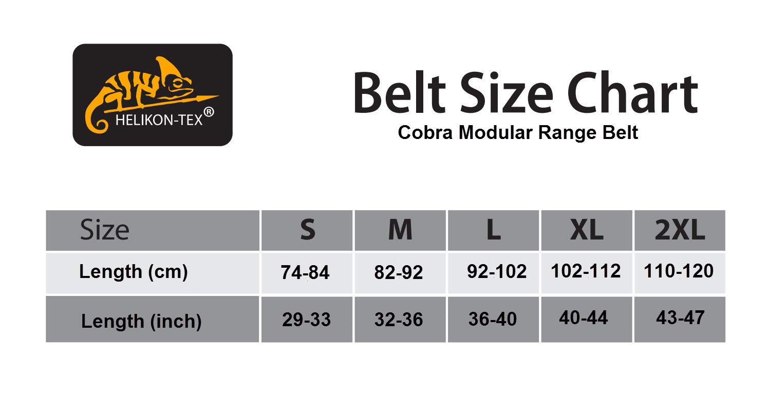 Helikon-Tex Cobra Modular Range Belt (45 mm) pasek PALS/MOLLE kompatybilny - czarny