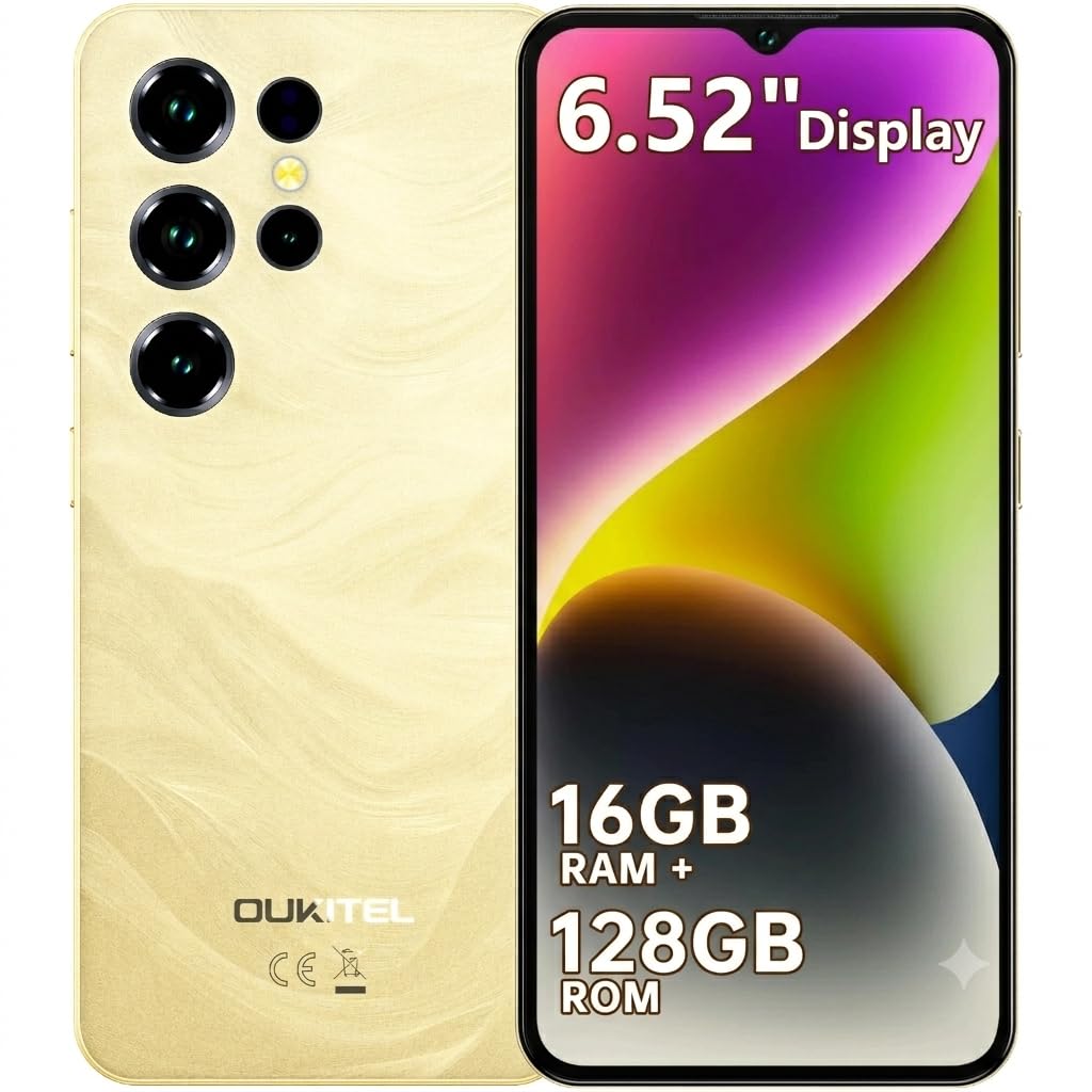 OUKITEL C2 SIMフリースマホ ブラック本体 Amazon | OUKITEL C2 スマートフォン 6.52インチ 16GB+128GB 5000mAh
