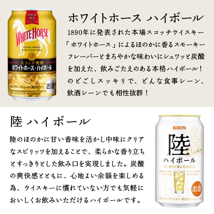 Amazon.co.jp: ハイボール 12種類アソート 12種類×各2本 計24本（1箱