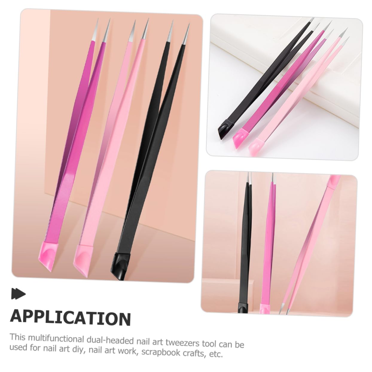 VALICLUD 5 set Pinze Multiuso Ms Per Donna Sopracciglia Bellezza Unghie Pinzette Artigianali Da Donna Pinzette A Punta Pinzette Per Fusione Di Perline Pinzette Per Ciglia 3 pezzi*5