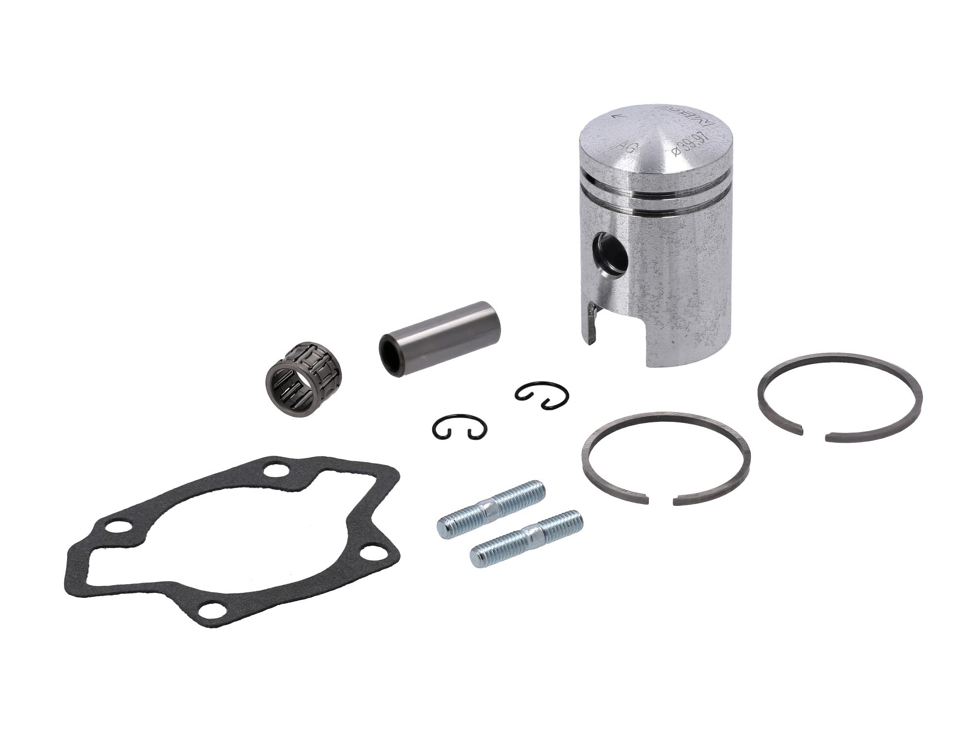 Set: Zylinder, kugelpoliert komplett mit Kolben für S50 - Ø 40 mm, 50 ccm