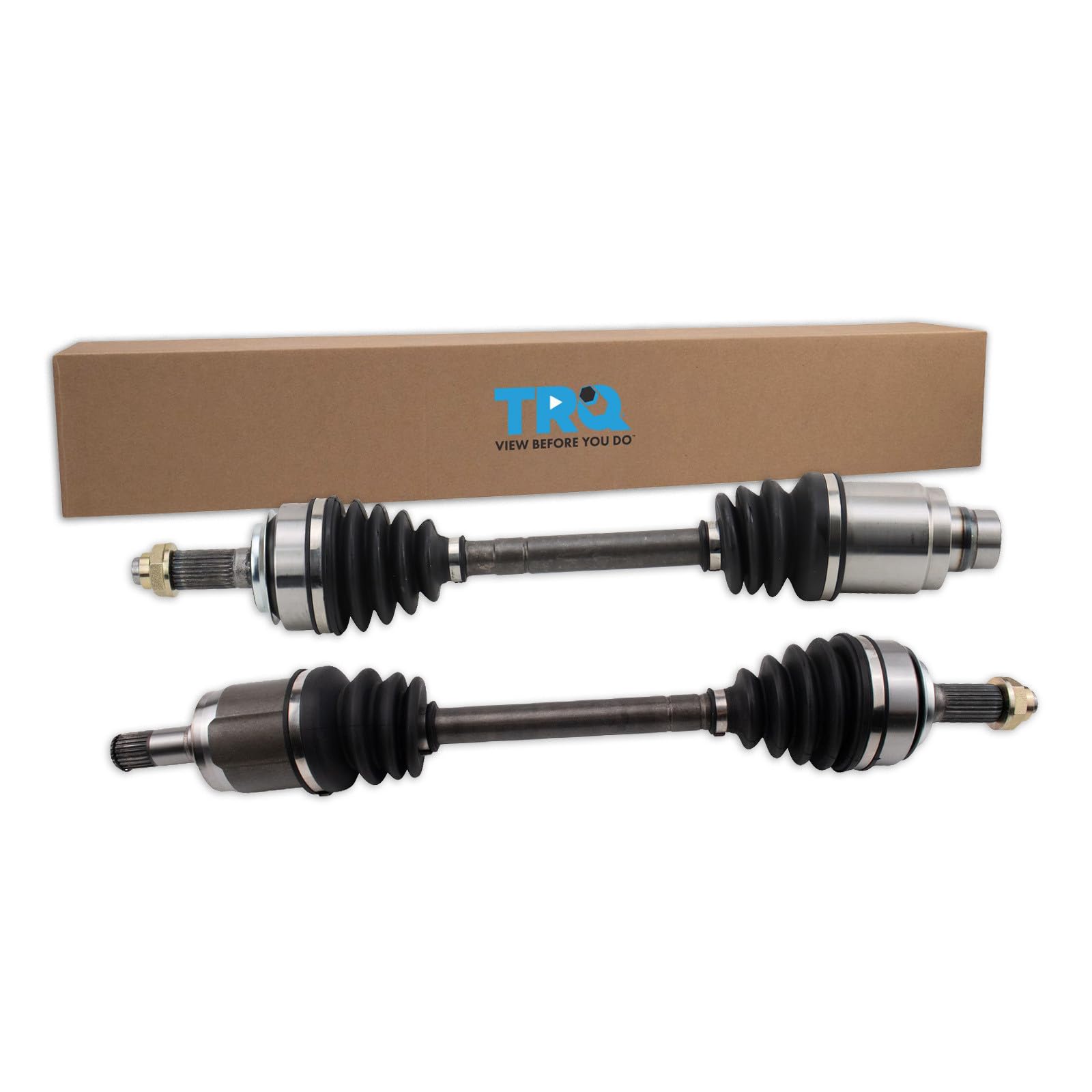 TRQ Front Driver and Passenger Side CV Axle Assembly Set 2 Piece