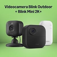 Videocamera Blink Outdoor 4 + Videocamera Mini 2K+ Blink (Nero)