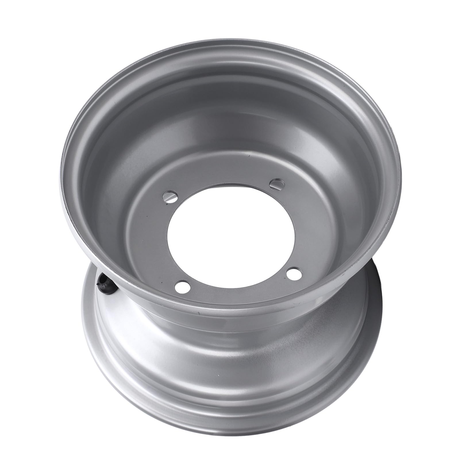 ciciglow Cerchio Ruota ATV 18X9.50-8, Cerchio Ruota 8 Pollici per ATV, Go Kart, Veicoli Fuoristrada, Quad, Argento (fori (spaziatura dei fori: 110 mm / 4.33in)