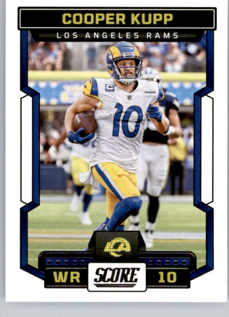2023 Score NFL #161 Cooper Kupp Los Angeles Rams Official Panini Football Trading Card (Stock Photo Shown, Card in Near Mint to Mint Condition)