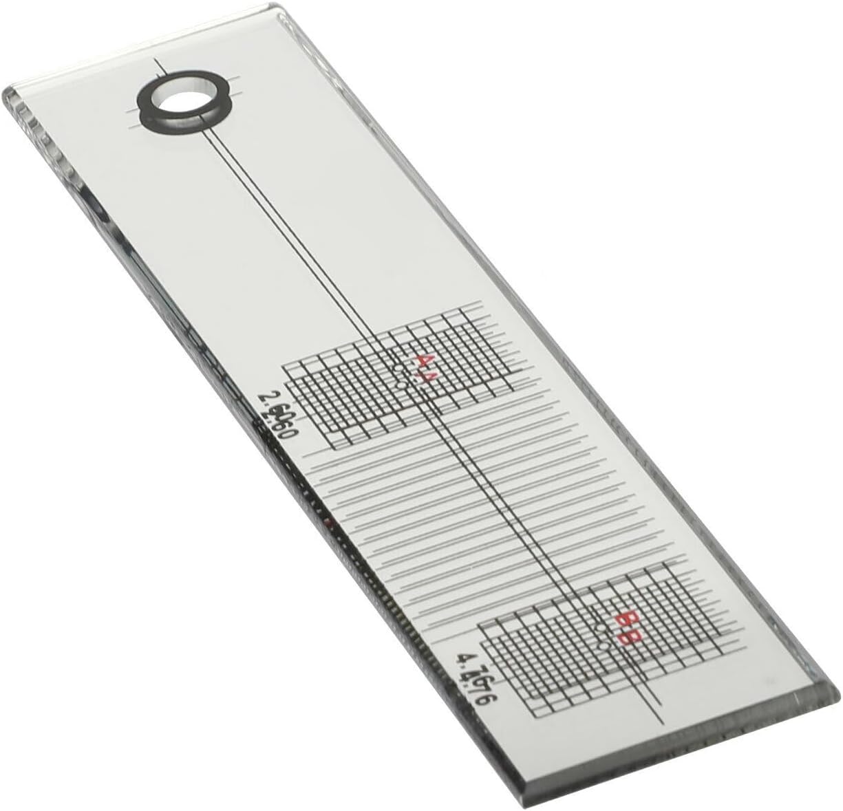 Turntable Stylus Alignment Protector Tool, Calibration Ruler with Cleaning Cloth for Vinyl Record Players