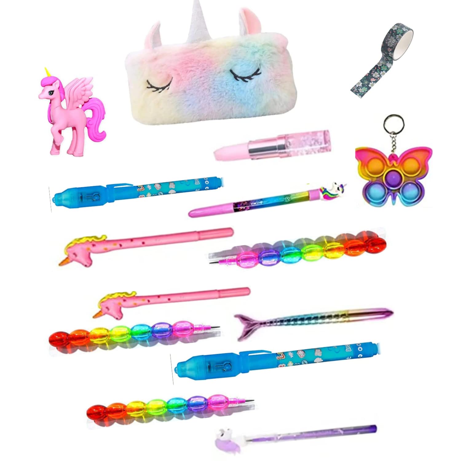 Taufa Villa Unicorn Pen Pencil Pouch for Girls with Unicorn Stationery Unicorn Pouch for Girls Pencil Box (B0BW67YQGC) Amazon Price History, Amazon Price Tracker