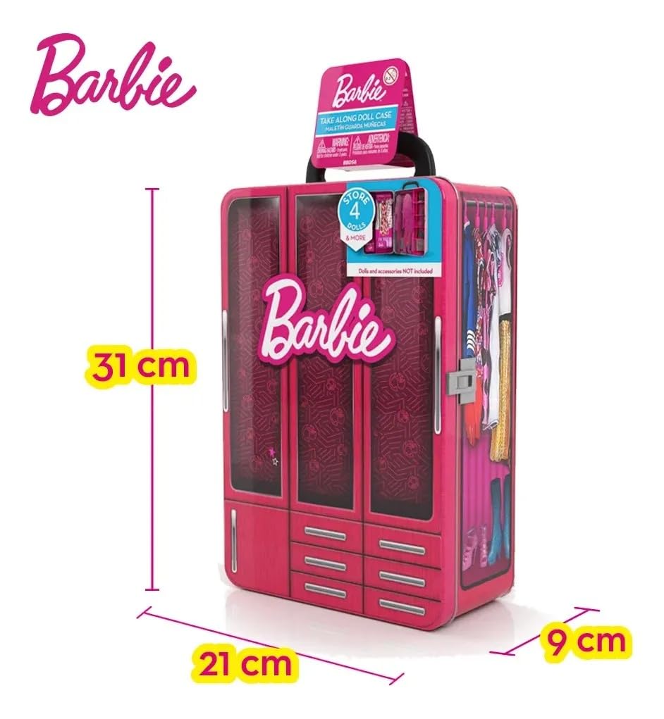 ZZ Mattel Barbie Mallette dans l'état, une poupée, nombreux accessoires