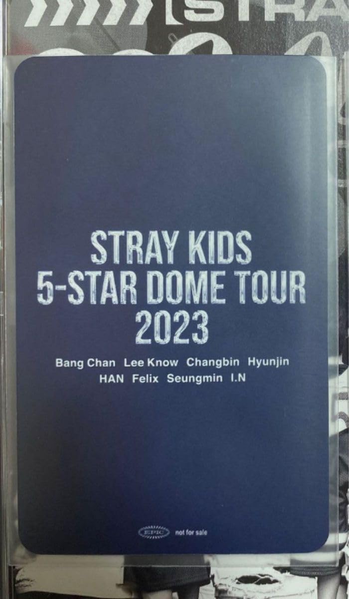 Stray Kids - Stray Kids 東京ドーム　オーラス　トレカ Amazon.co.jp: straykids スキズ ヒョンジン 東京ドーム 会場