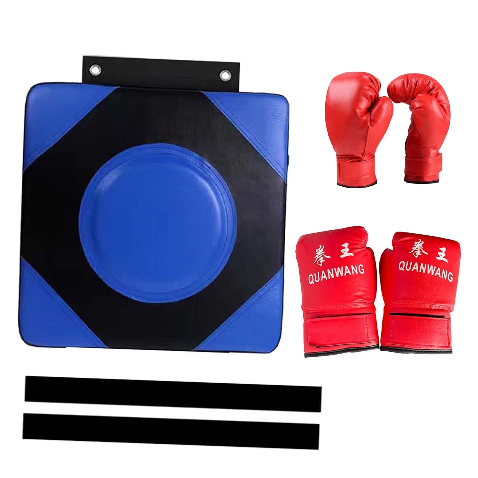 Boxing Wall Target Square Sparring Pad Boxing Pad for Sports Workout Fitness 2Pair Gloves L Blue-image-36