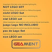 Vista 2 de Juego de luces para Hogwarts Clock Tower Building Blocks Modelo compatible con Lego 75948 (juego de modelos no incluidos)