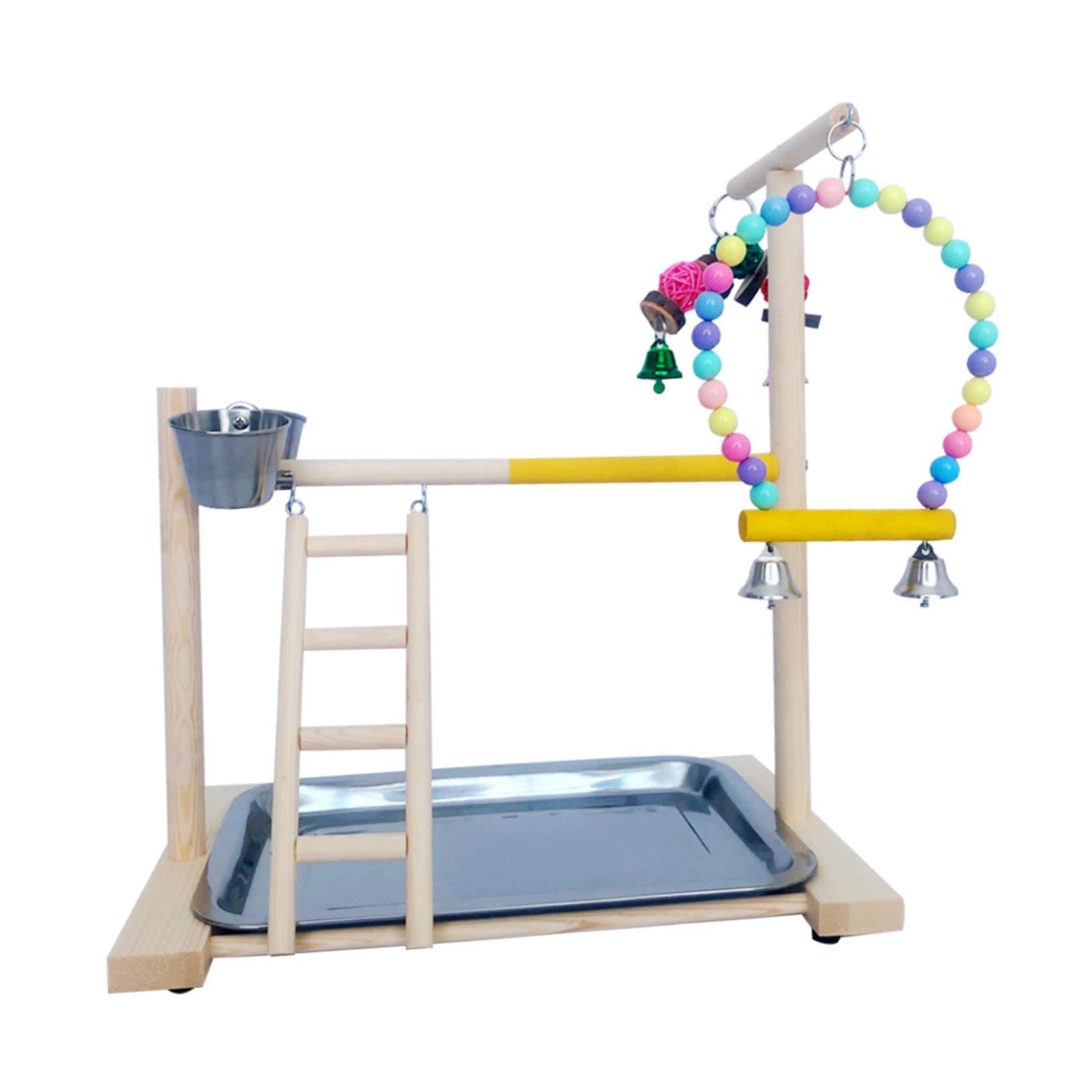 1juego Soporte De Entrenamiento para Aves De Juguete para Periquitos y Parque De Diversiones Interactivo para Mascotas y Duradero para Entrenamiento Mesa