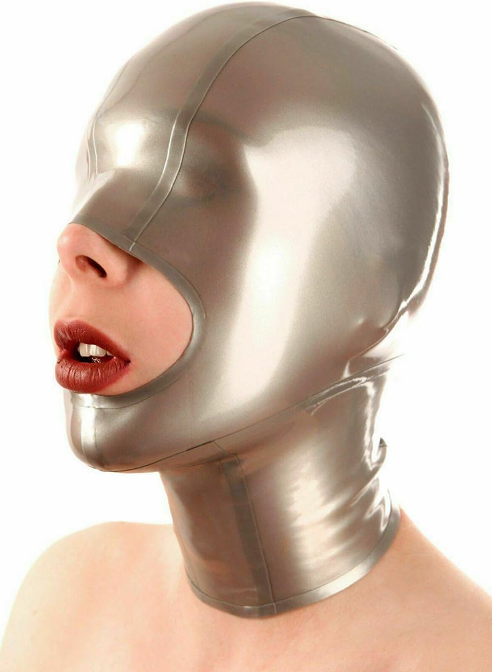 sex masks rubber mask latex face hood mask bdsm role-playing