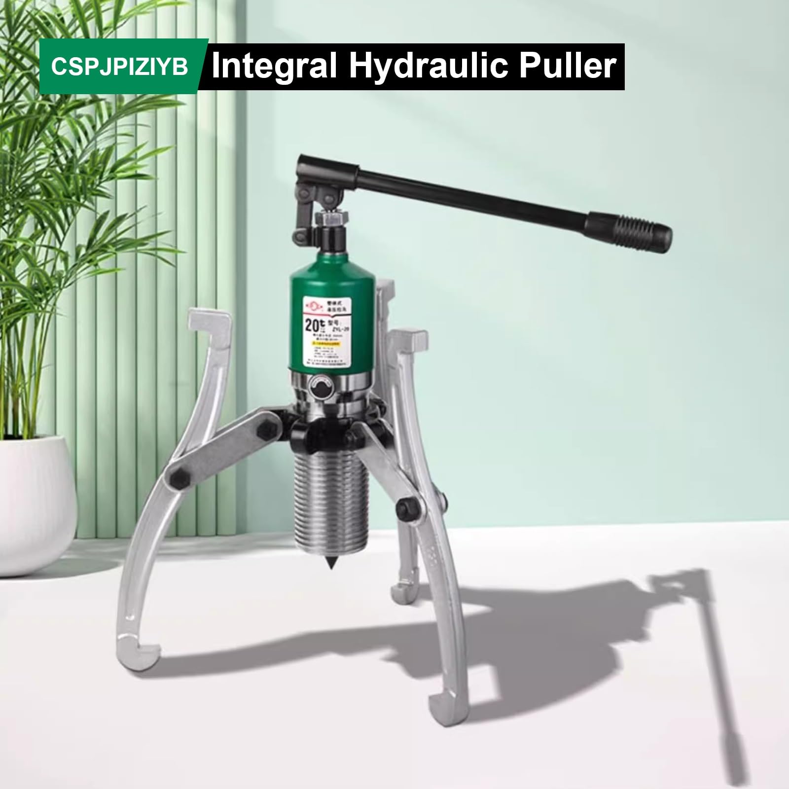 Hydrauliczny ściągacz łożysk 5T narzędzie 3 szczęki uniwersalny ściągacz do łożysk kół, wirników, kół zębatych i kół pasowych, rozwiązanie do usuwania łożysk o dużej wytrzymałości