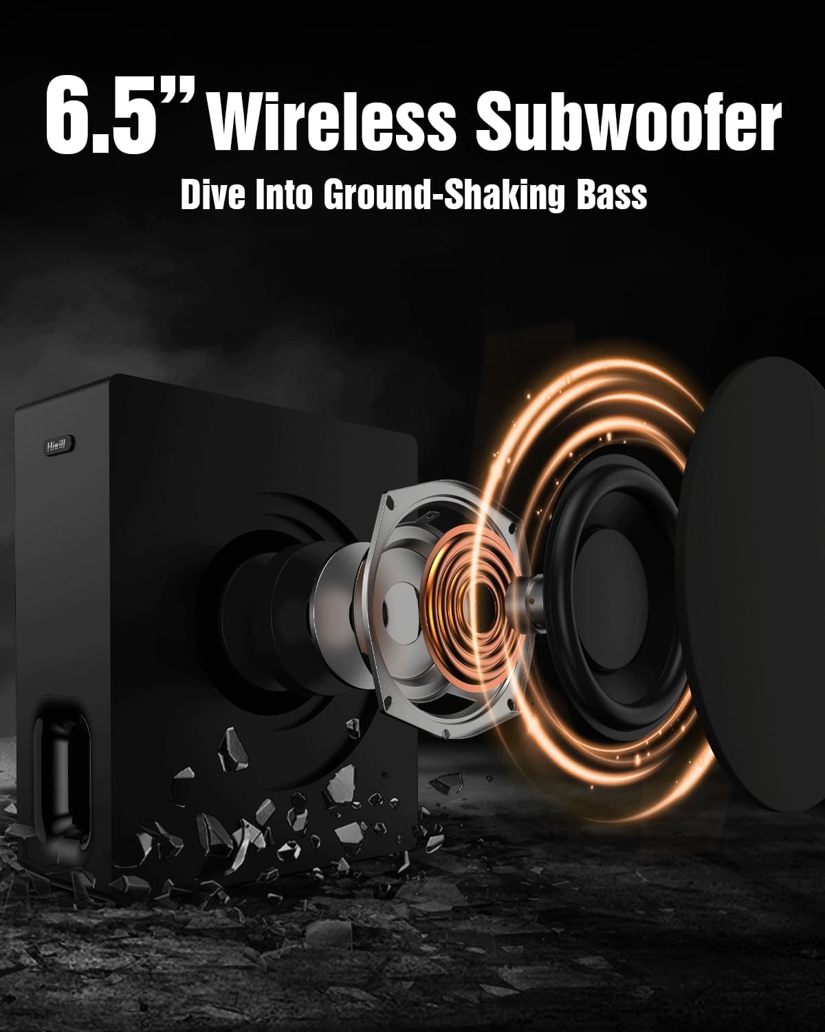 Rockville BASS BLASTER 10: Powerful Home Subwoofer