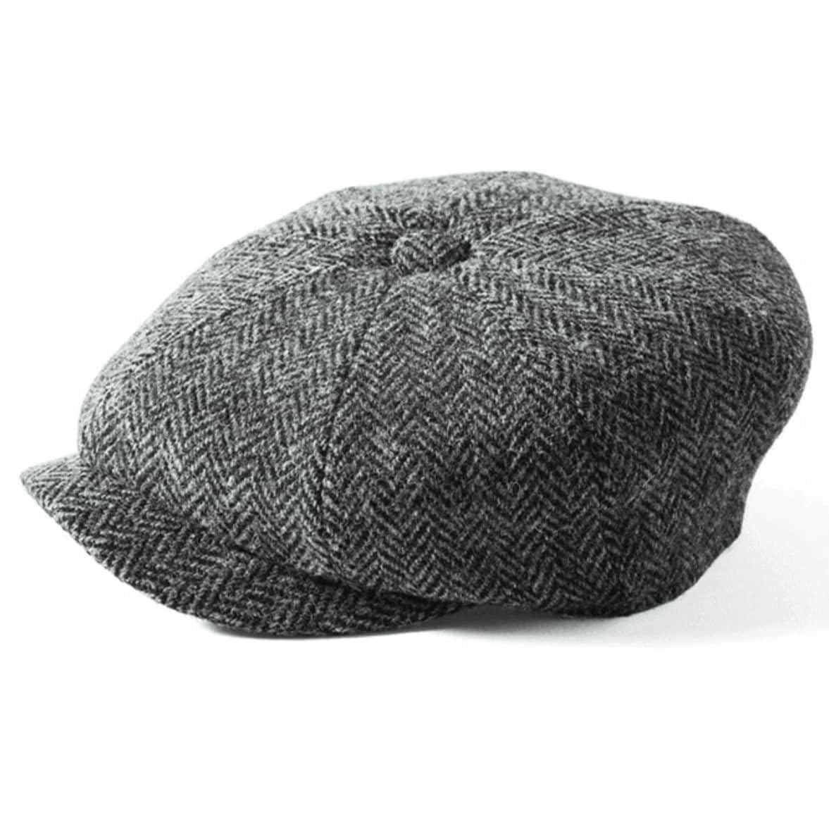 Failsworth Carloway Bakerboy in Harris Tweed Wool (63cm, 4615 Grey)