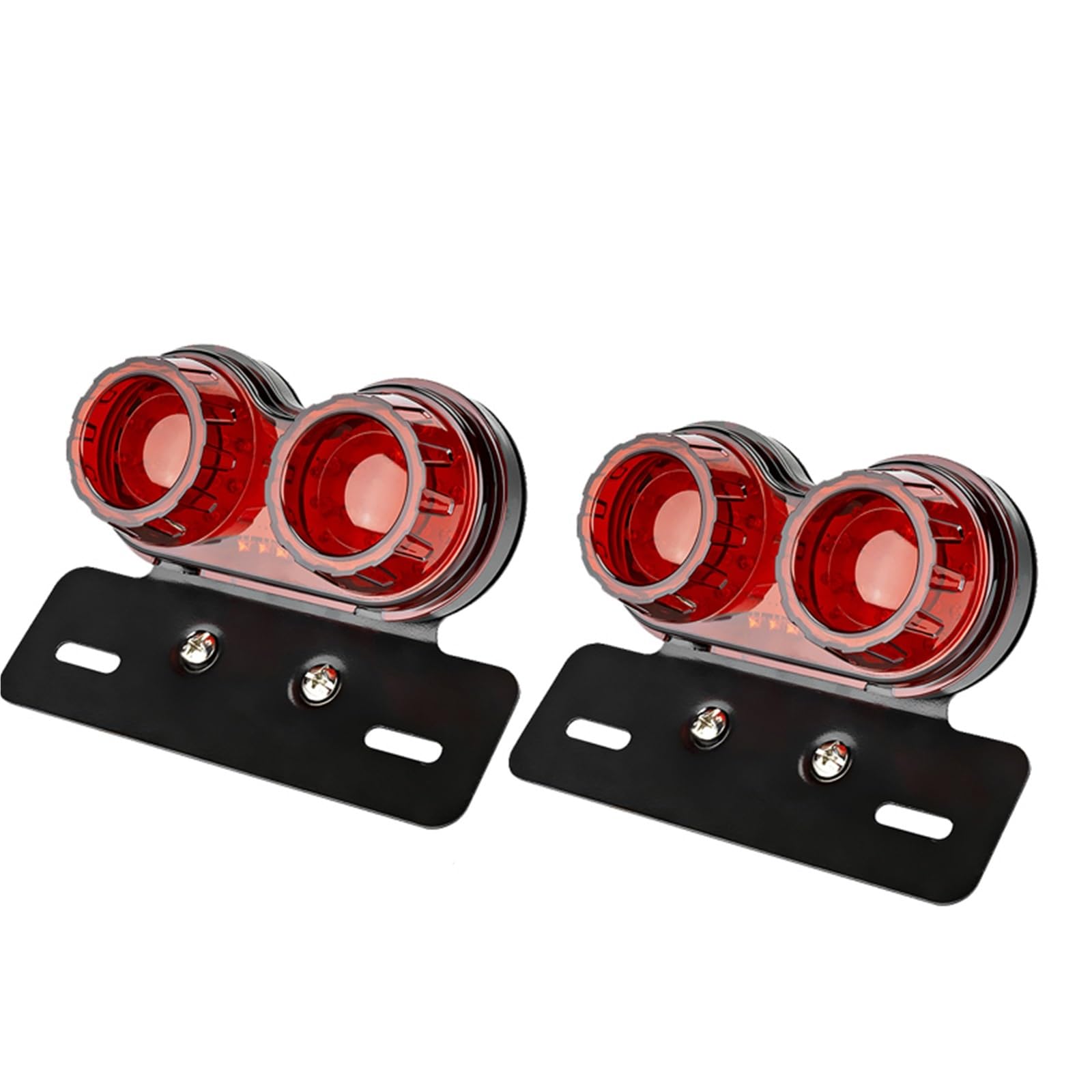 światło hamowania tylne światło hamowania Światło tylne Światło tylne | Kierunkowskazy Wspornik płytowy Lampa hamulca(2 Pcs-Red)