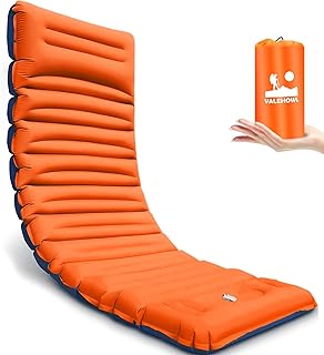 10CM Dicke Camping Isomatte Aufblasbar mit Inneren Bandstruktur– R-Wert 4,0 für 4 Jahreszeiten, Langlebige wasserdichte Luftmatratze für Rucksackreisen, Trekking, Outdoor