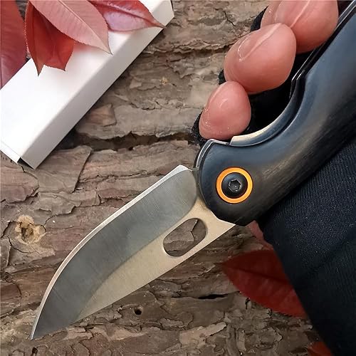 Miniatura 6 de DOOM BLADE Navaja de bolsillo de regalo para hombre, cuchillos plegables con clip de bolsillo de 2.63 pulgadas, longitud de la hoja, hoja de acero
