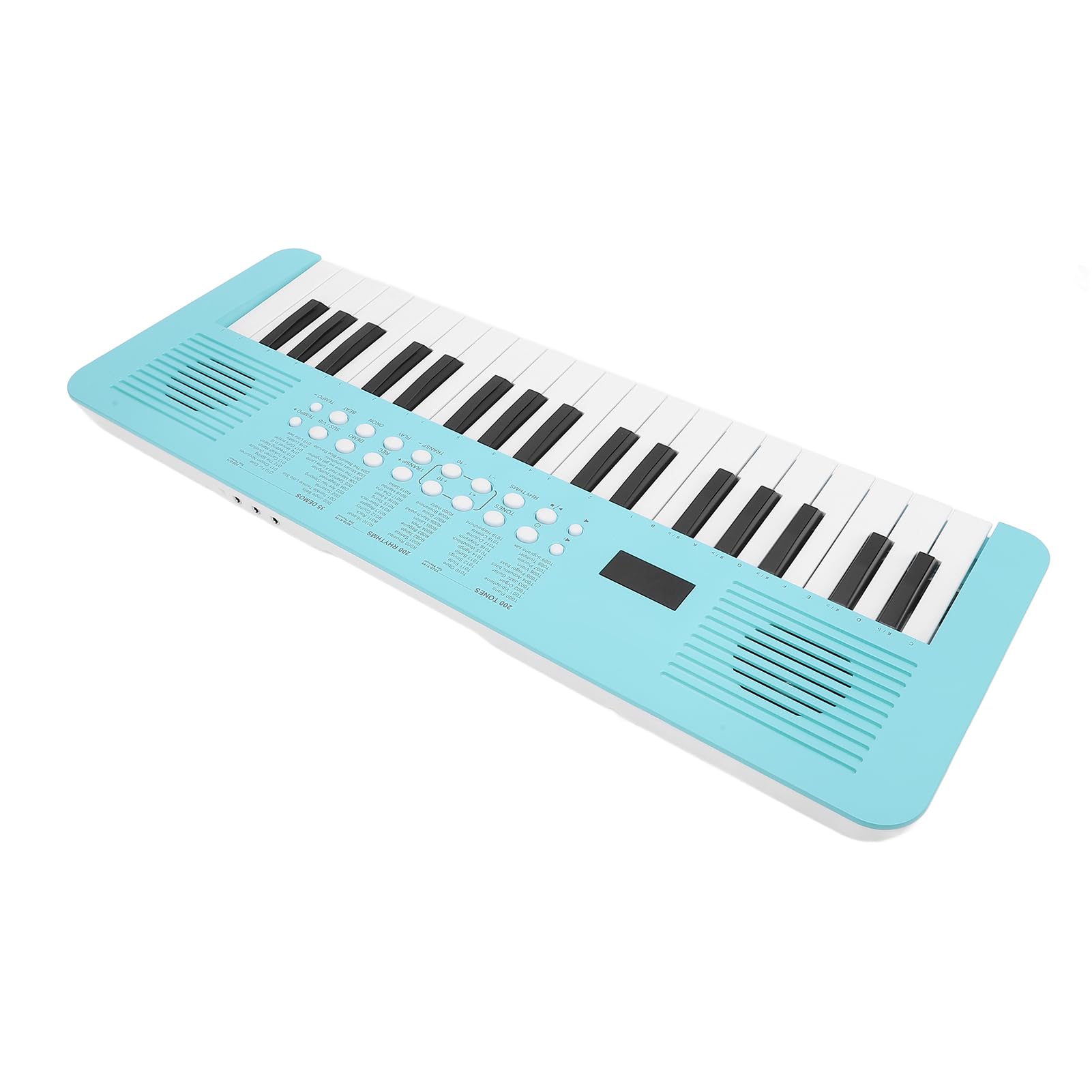 Pianoforte Digitale Multifunzionale con Tastiera Elettronica a 37 Tasti con 200 Toni e Ritmi per Principianti e Compositori Plastica 20,47x7,68x1,97 Pollici (Blu)