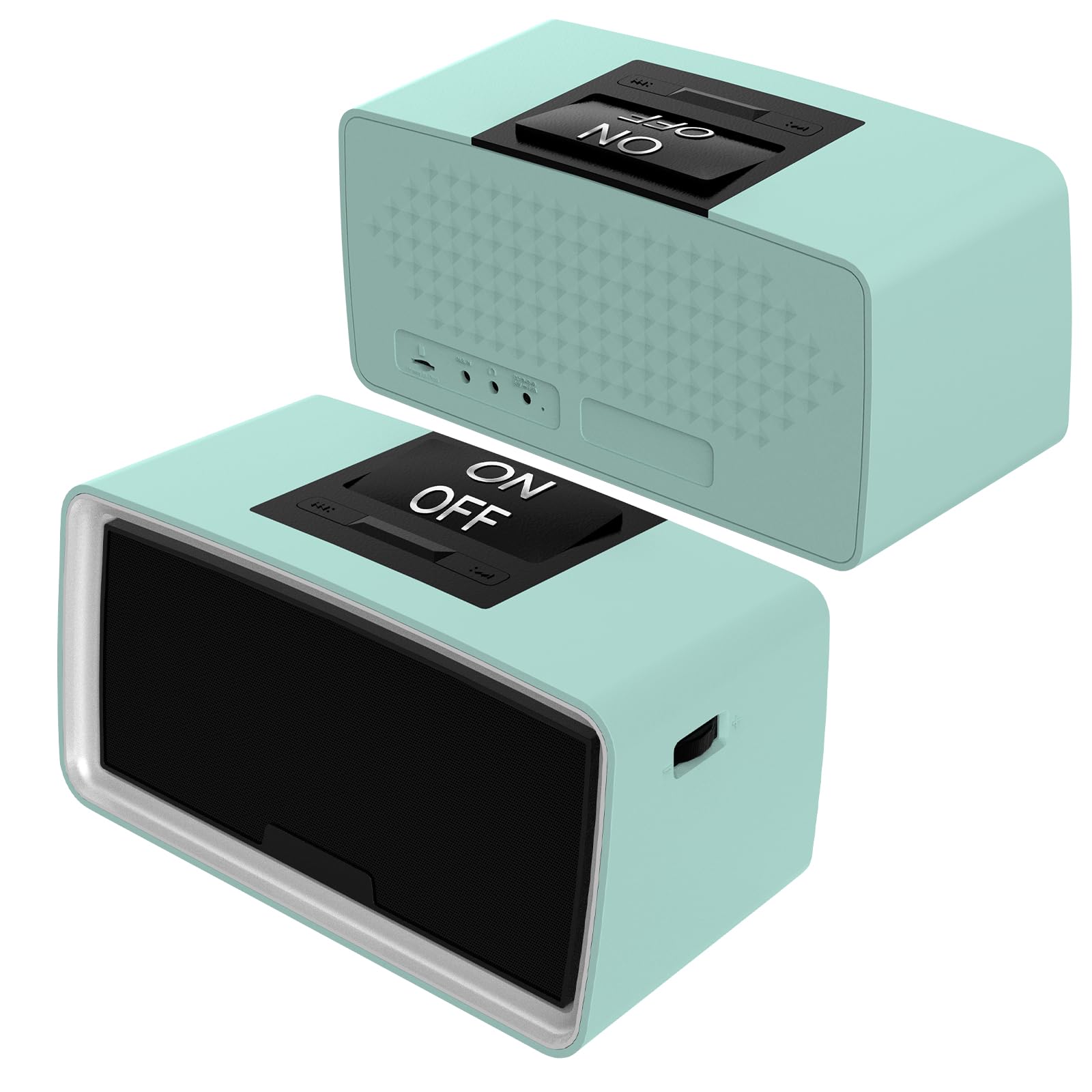 Lecteur Audio Simple pour Seniors Healvaluefit - Lecteur de Livres Audio avec Carte TF 32GB, Gros Boutons MP3 pour Personnes Âgées, Malvoyants, Patients Alzheimer (Bleu)