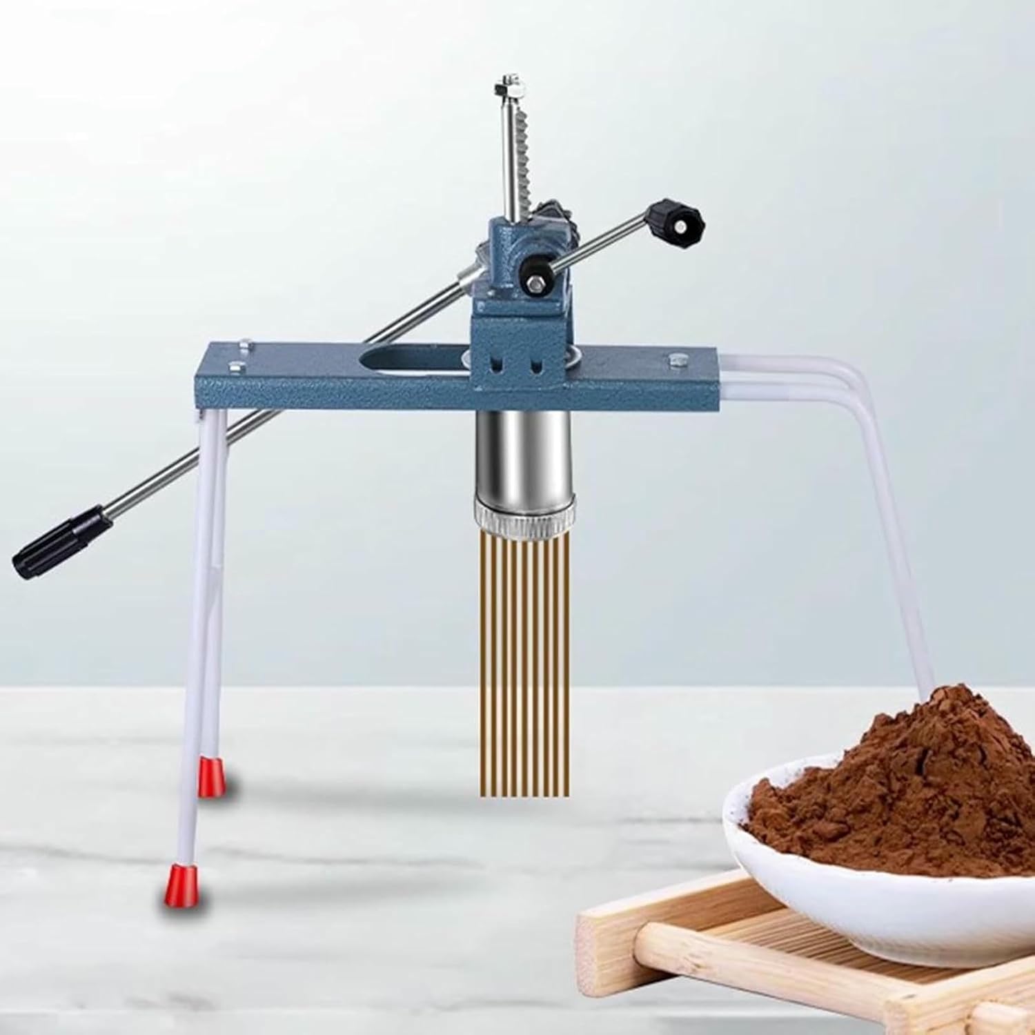 Manual Stick Incense Making Machine with 3 Mould Plates for DIY Fragrance Accessory - Buddha Incense/Clay Extruder