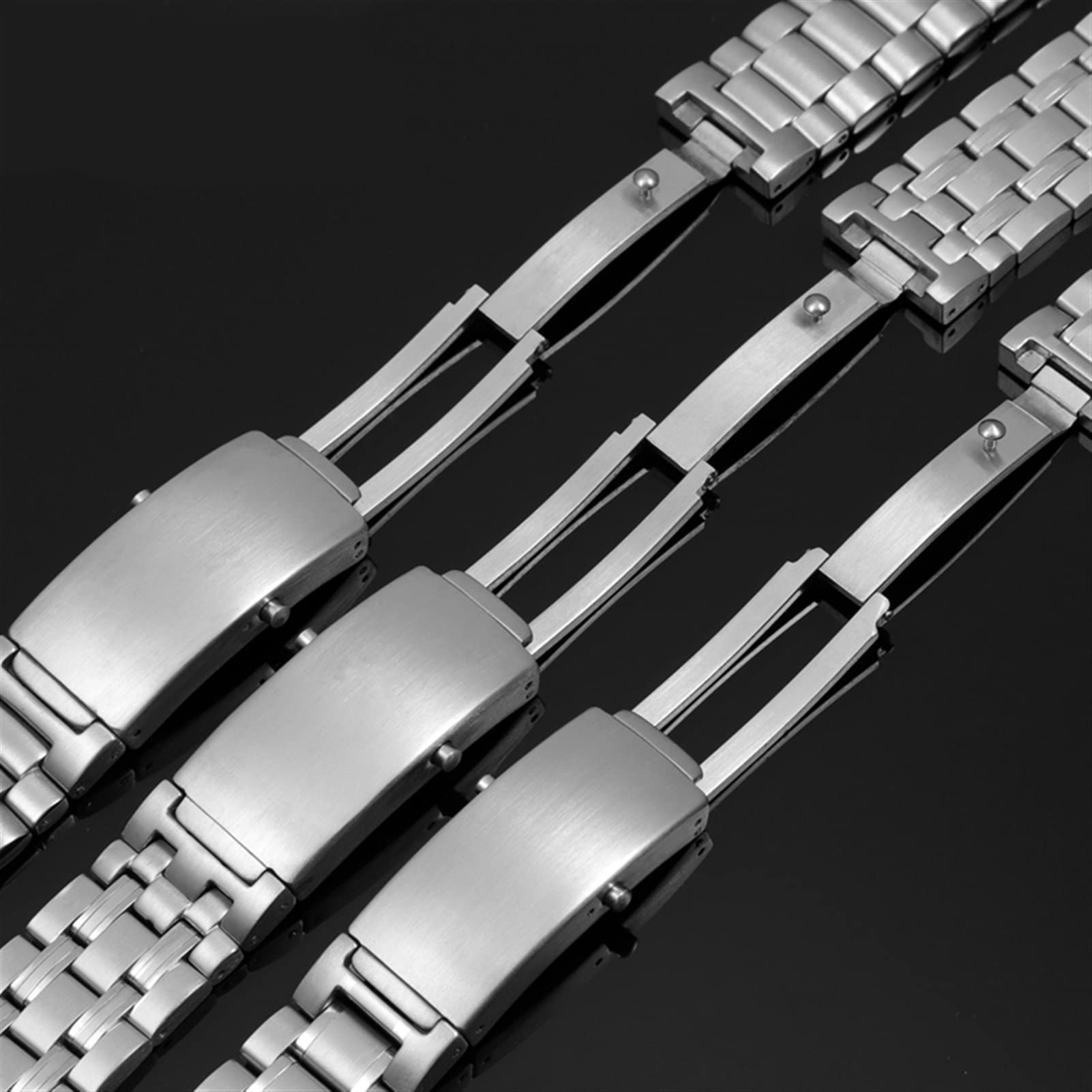 20 mm 316L Silber Edelstahl Uhrenarmband für Omega New 300 Planet Ocean Band Herrenarmband