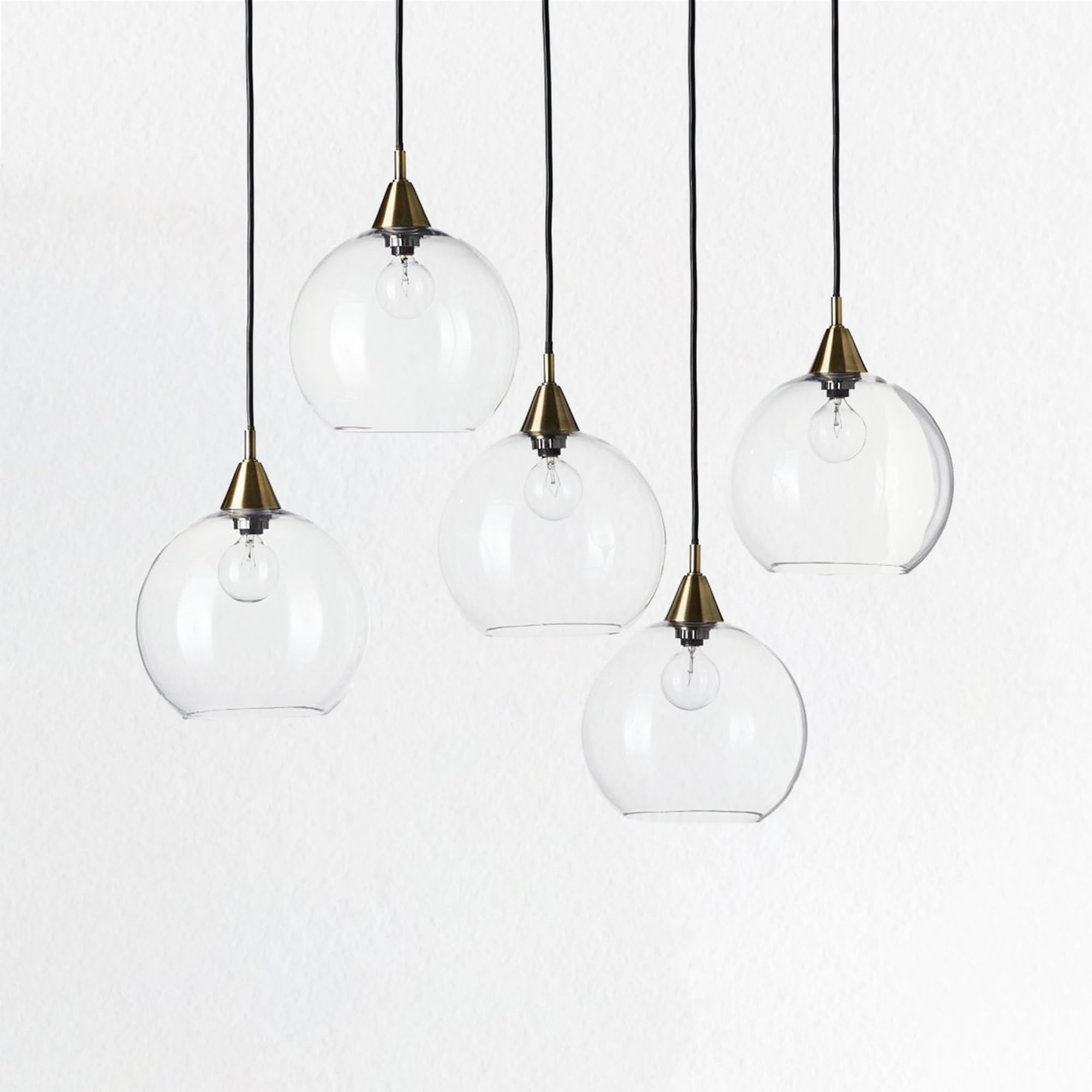 Photo 1 of Firefly Bulb Black Pendant Light (5-Light)