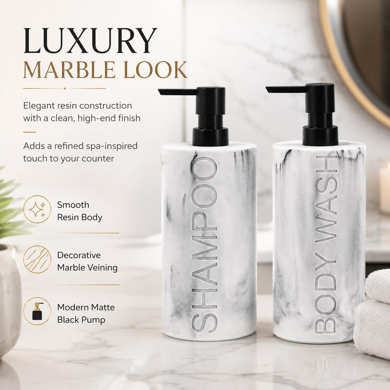 Dispenser per shampoo, balsamo o bagnoschiuma per il bagno