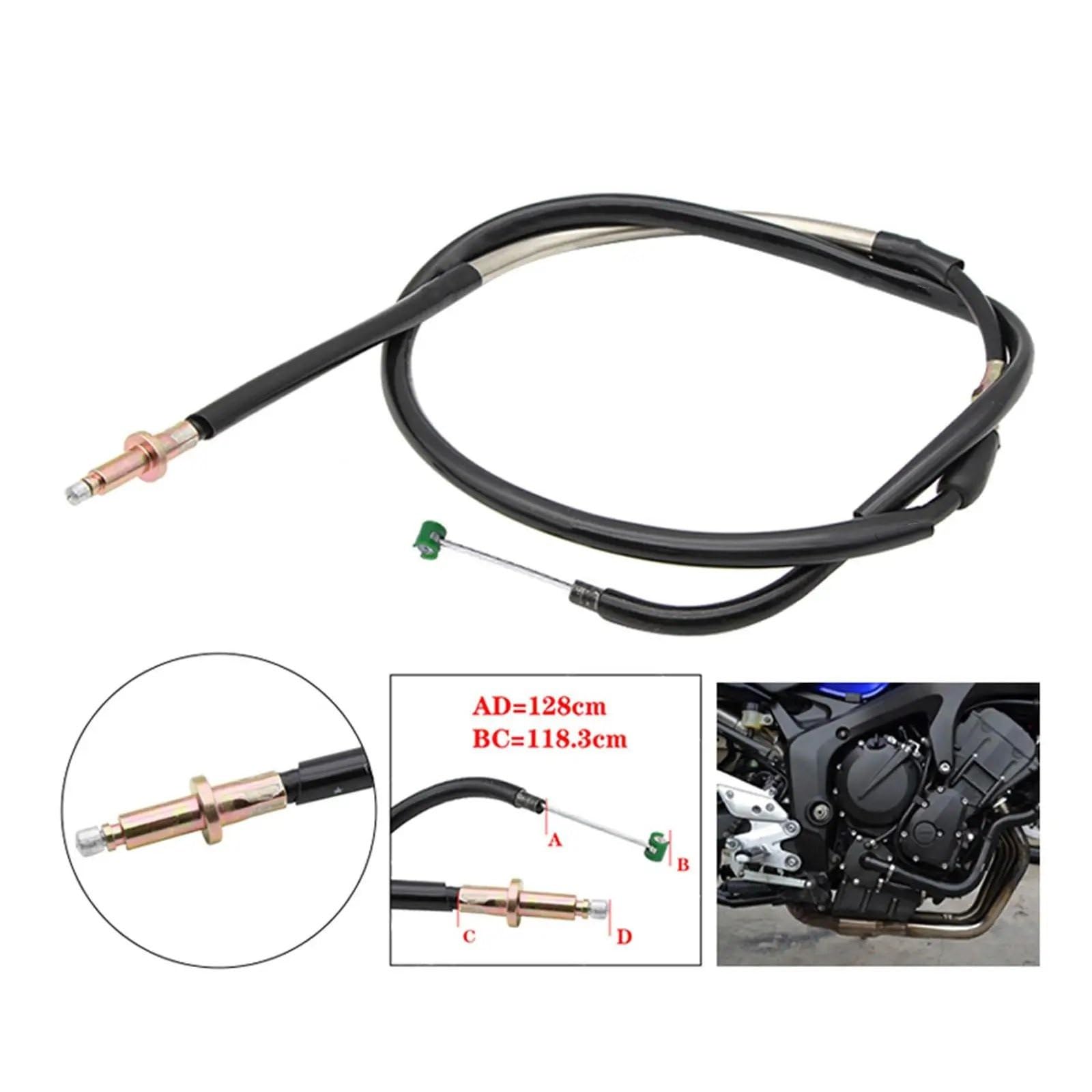 Zestaw linki sprzęgła motocykl Pasuje do Yamaha FZ6N FZ6S linia kablowa sprzęgła motocyklowego trwały zespół zamienny części do naprawy pojazdu