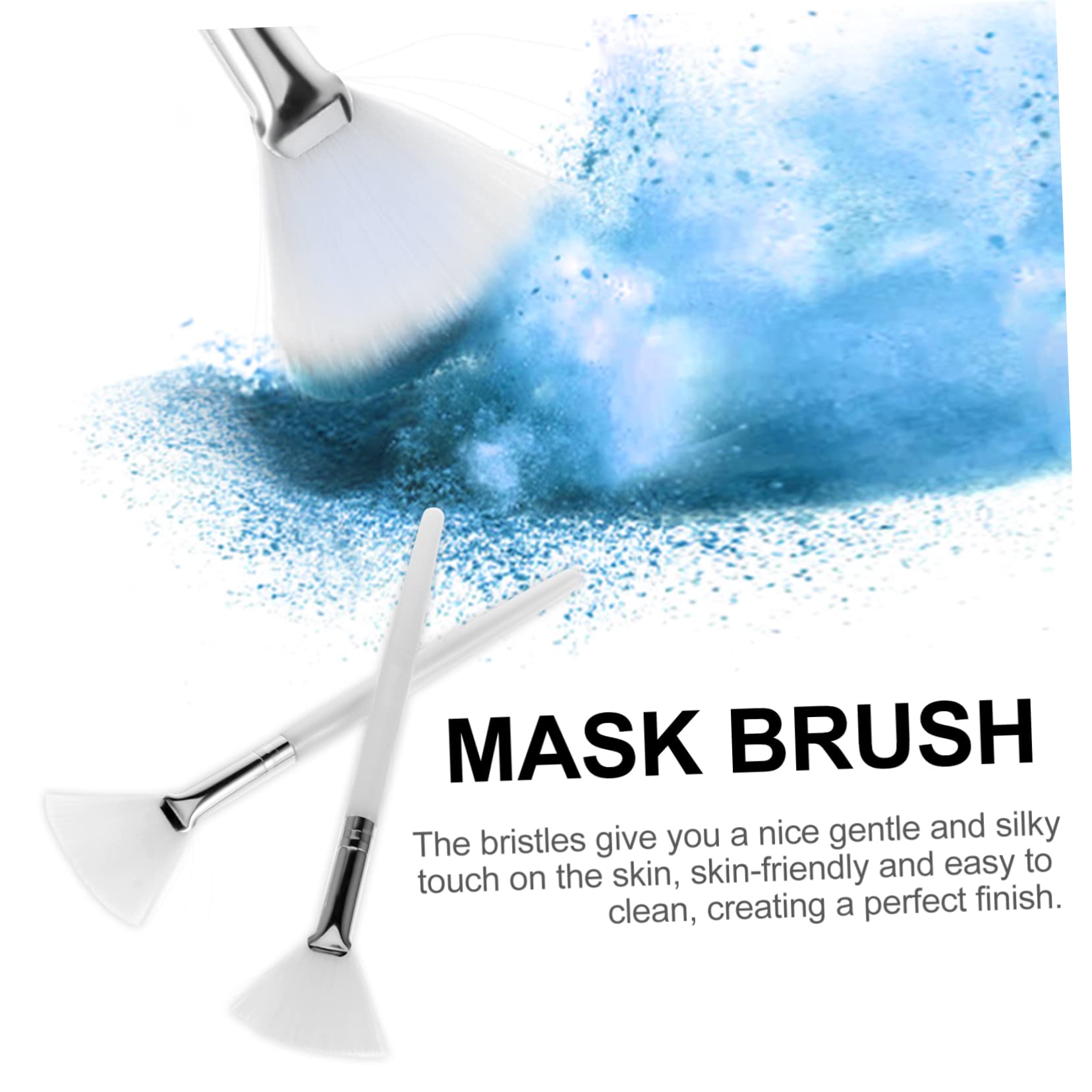 MAGICLULU 3er-set Ergonomischer Beauty-pinsel Applikatorgriff Für Zum Sanften Auftragen Von Masken Make-up-zubehör Einfach Wiederverwendbar 6 Stück X 3