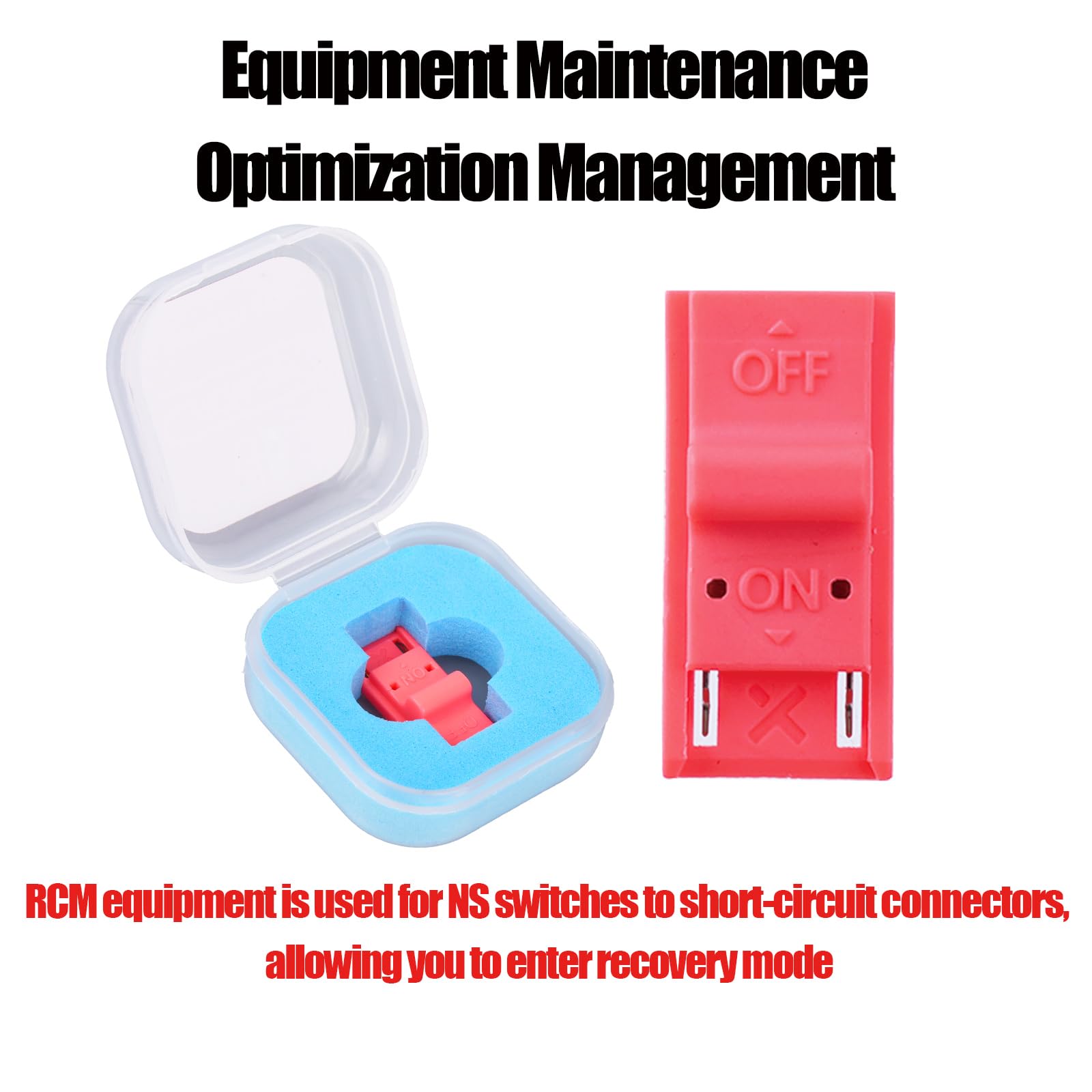 BTFO Jig RCM Compatible con Switch Consola, Loader RCM de Plástico Herramienta Cortocircuito Plantilla con Cepillo Limpieza Polvo para Accesorios Recuperación de Consolas Videojuegos