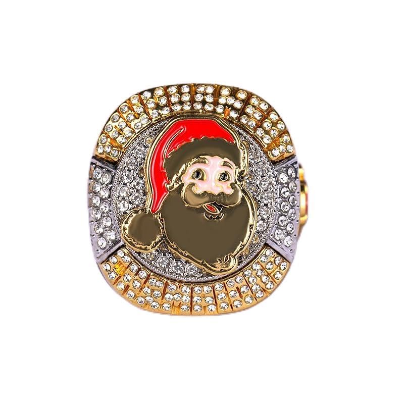 Sports prize winter christmas santa Baseball softball football tournament championship ring size 11 (1, CHAMPIONS RING)