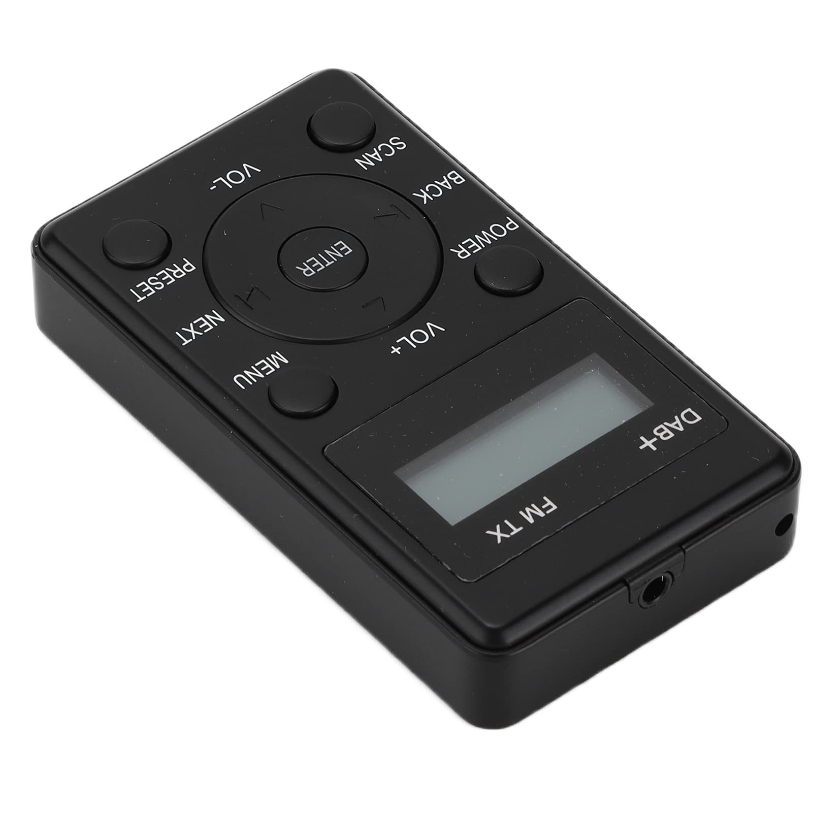 Radio DAB portátil, DAB/DAB+/FM, sonido digital claro del coche con auriculares, radio de bolsillo con pantalla LCD, alarma doble, temporizador, auriculares para correr