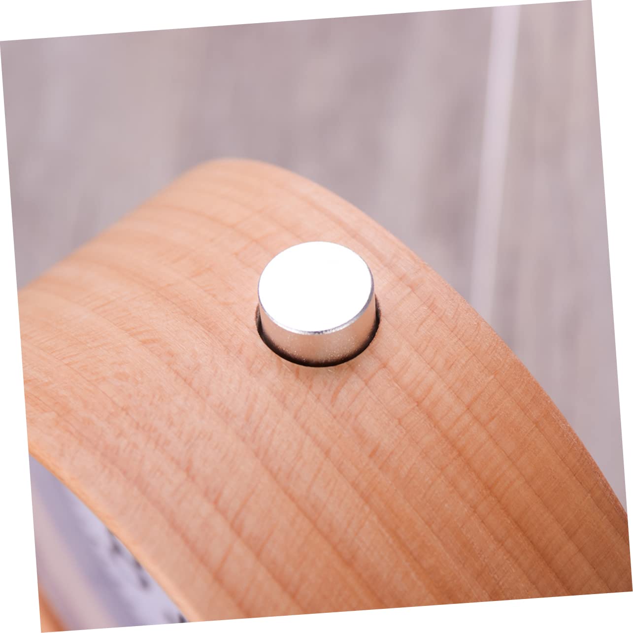 Zerodeko Runder Reisewecker, Klassisch und Minimalistisch für Büro