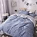 VM VOUGEMARKET 3 Piece Duvet Cover Sets Queen,100% Cotton Constellation Pattern Design Duvet Cover with 2 Pillowcases,Reversible Stripes Printed Bedding Set(Queen,Constellation)