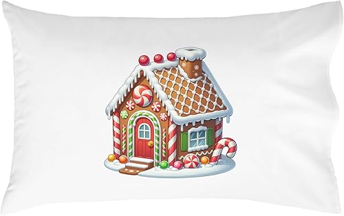 Miniatura 1 de Oh, Susannah Funda de almohada de casa de jengibre (1 funda de almohada de 20 x 30 pulgadas tamaño estándarqueen) incluye tarjeta de regalo