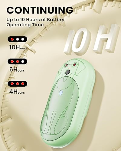 Miniatura 4 de Calentadores de manos eléctricos recargables, paquete de 2, 3000 mAh x 2 calentadores de manos portátiles que funcionan con pilas, regalos