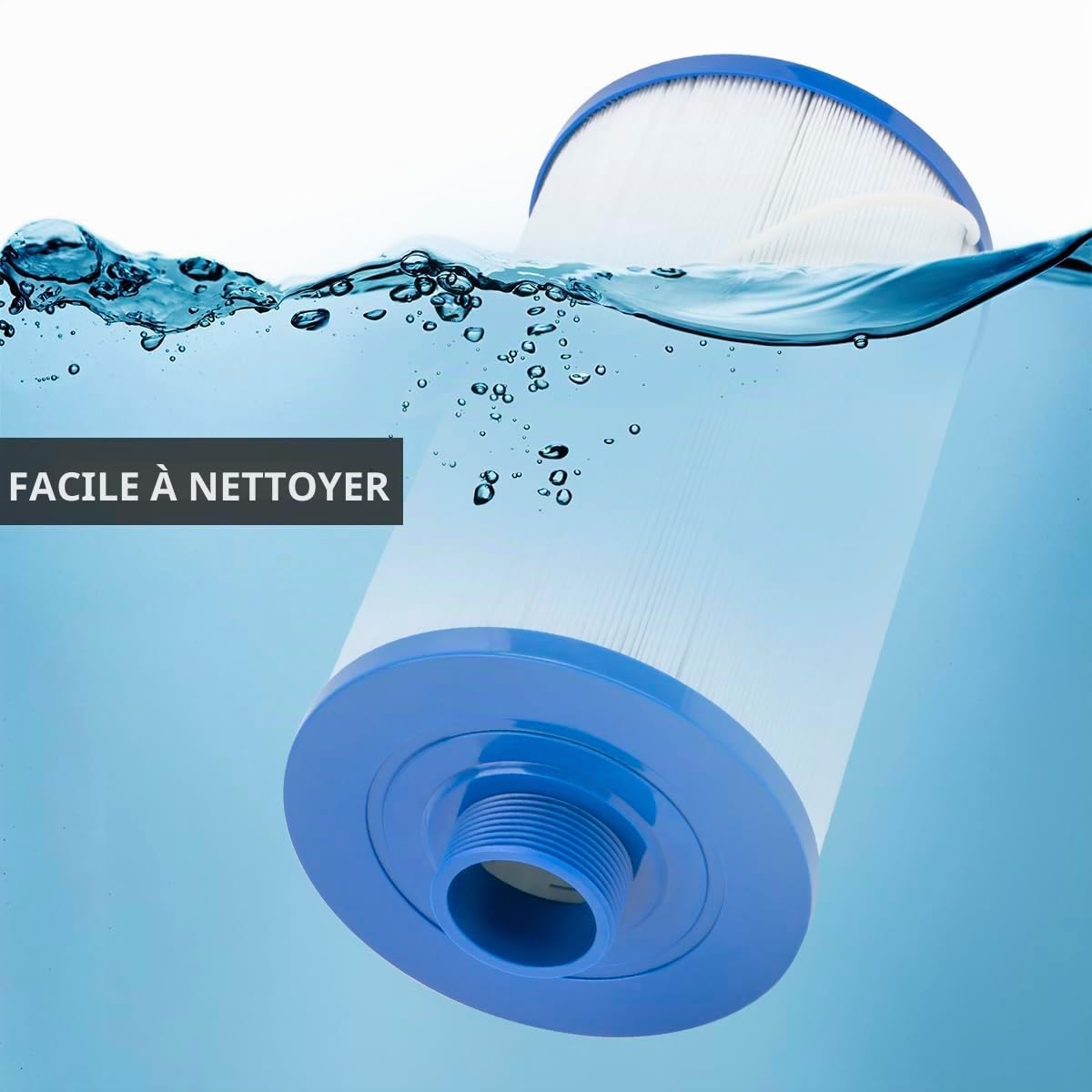 YanBan Lot de 2 filtres pour Spa compatibles avec Les Cartouches filtrantes Filbur FC-2402, Watkins 303279, 78460, PFF42TC-P4 et 5CH-37 Filtre pour Piscine et Spa, Dimensions : 24,1 cm x 13,7 cm