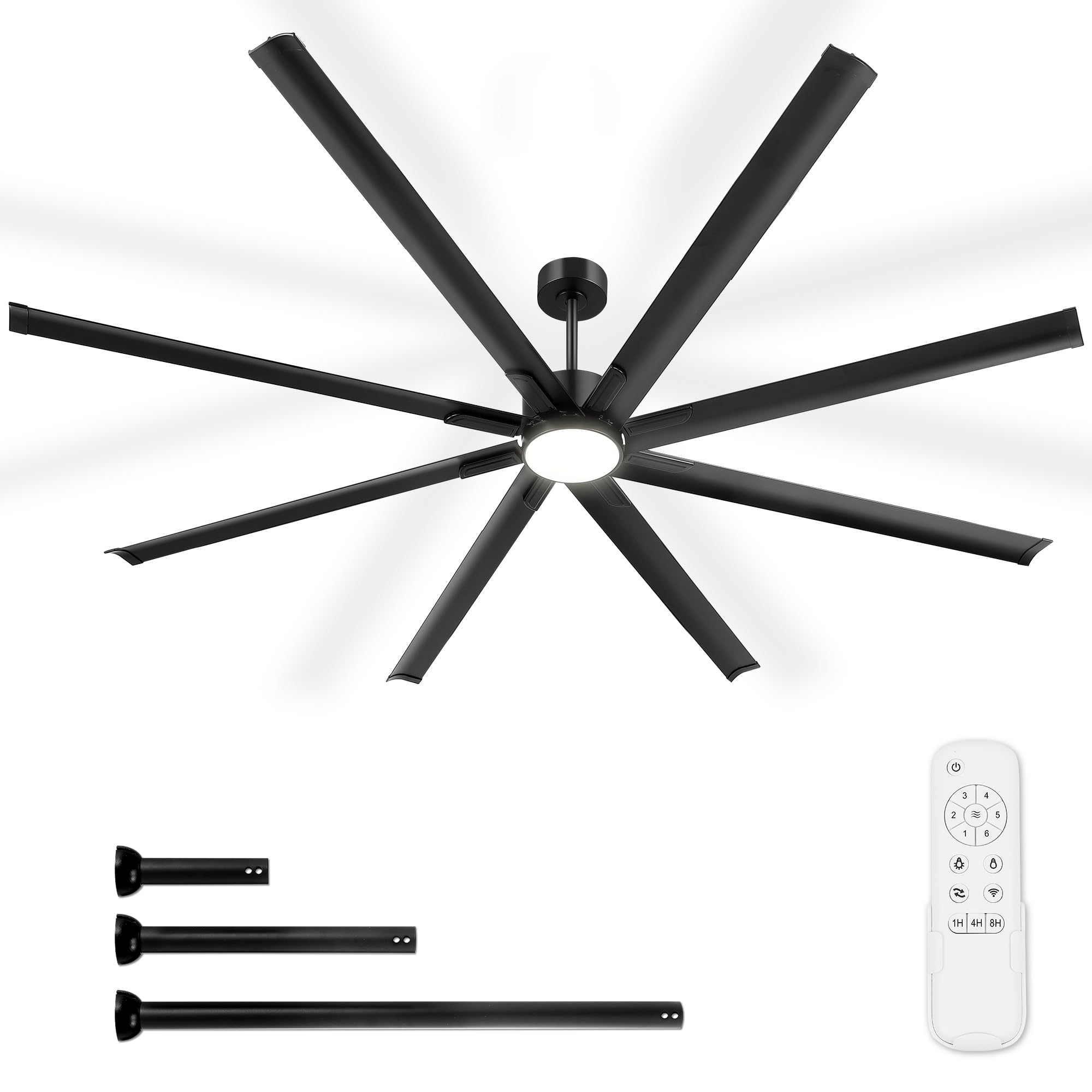 MIKI●507mt1● Amazon.com: ZMISHIBO 84 Inch Industrial DC Motor Ceiling Fan