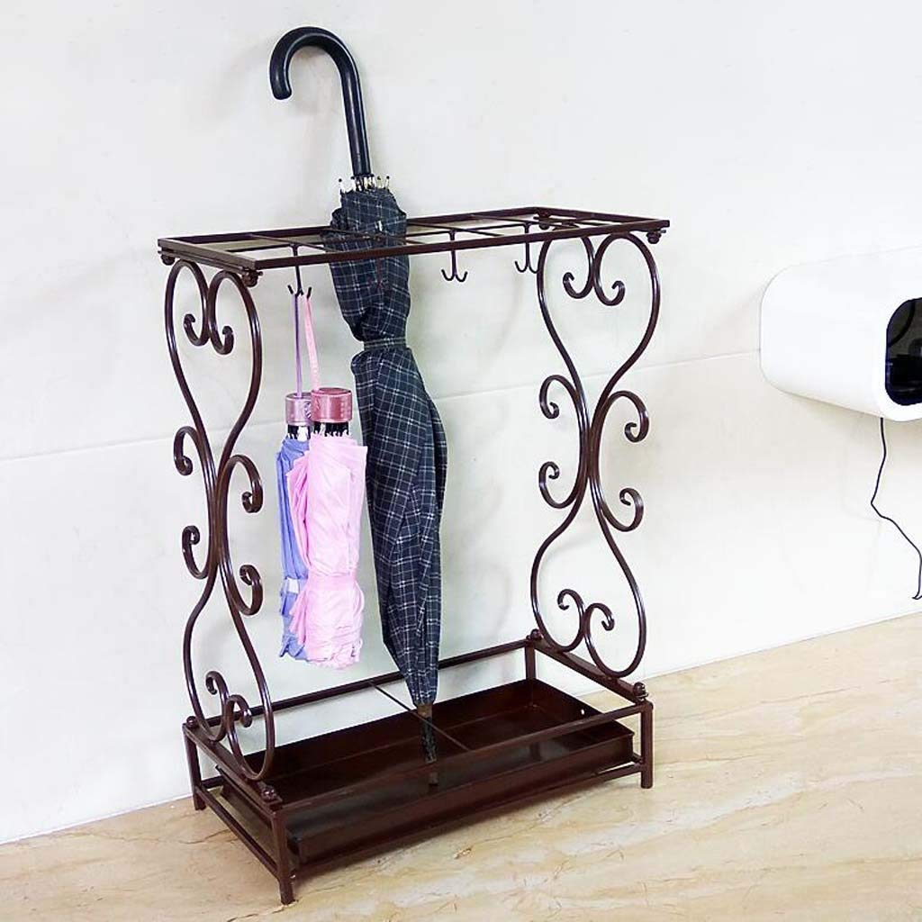 Porte-parapluies contre les sols mouillés support métal amovible
