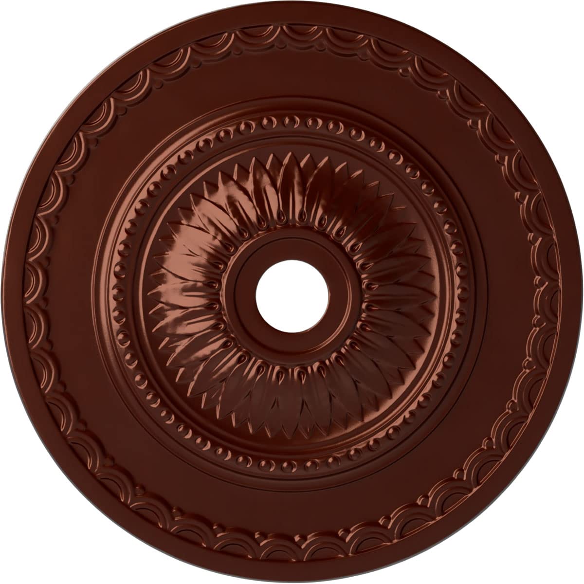 29 1/2"OD x 3 5/8"ID x 1 5/8"P Sunflower Ceiling Medallion