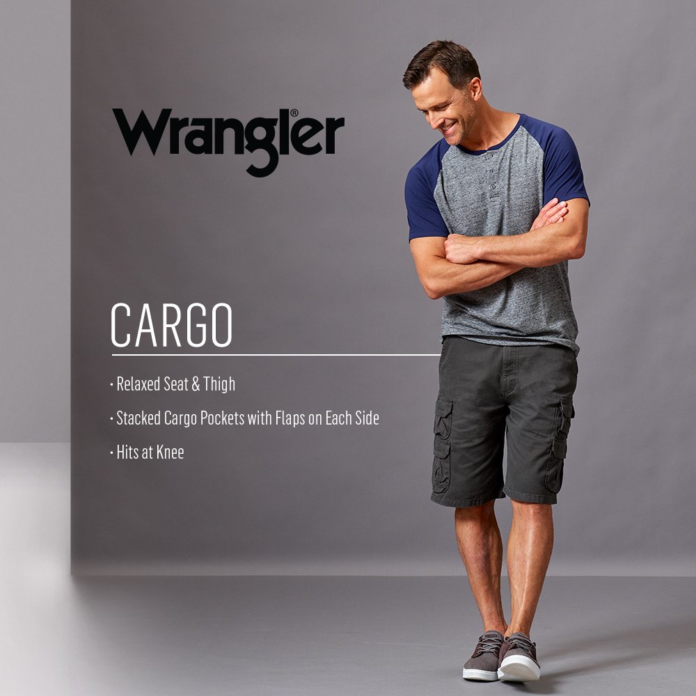 Wrangler Authentics Bermuda cargo masculina de sarja premium em promoção! Veja a oferta e mais achadinhos de Shorts & Bermudas 6 Hoje é o melhor dia para comprar Wrangler Authentics Bermuda cargo masculina de sarja premium com aquele preço maroto! Promoção! Aproveite a oferta! 6
