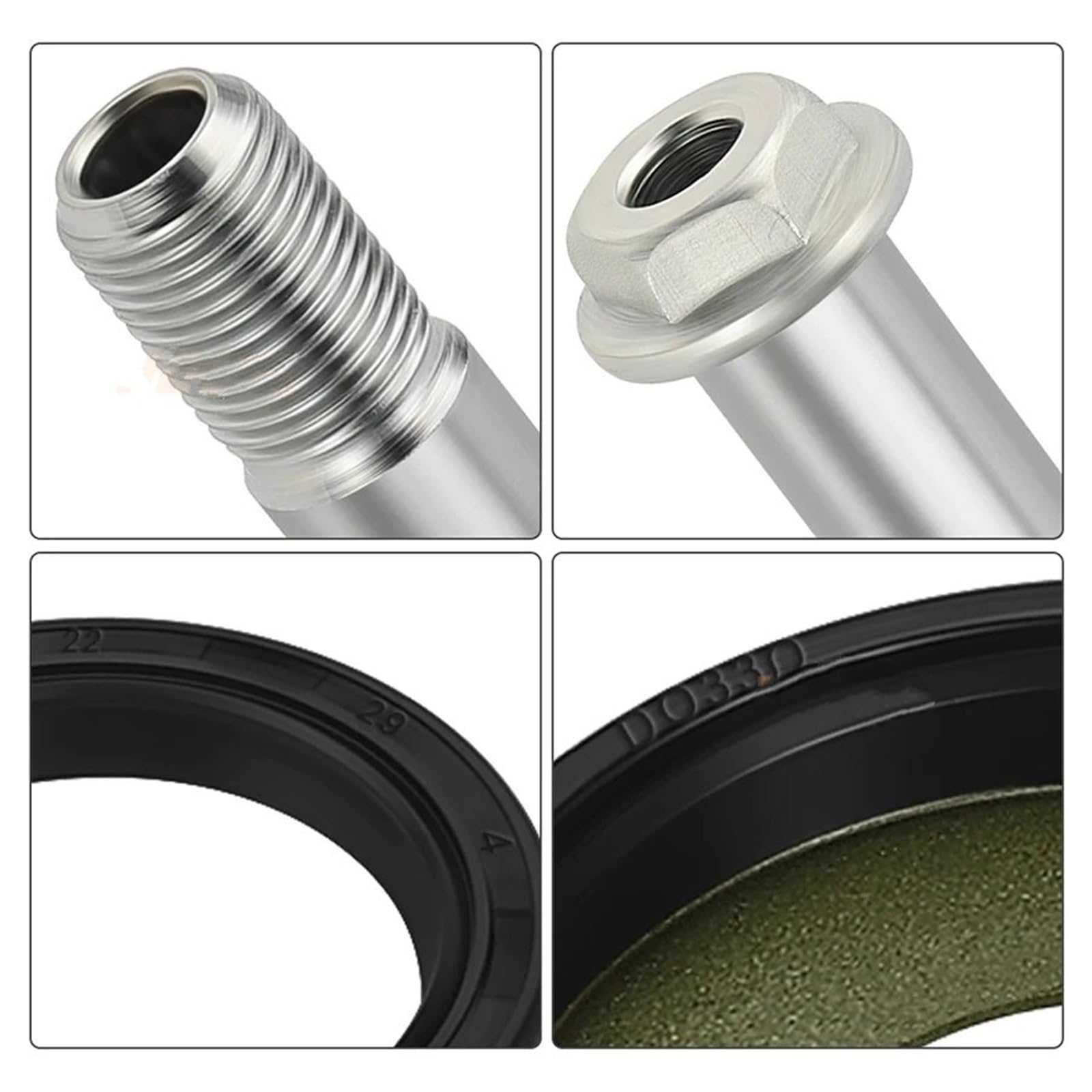 Pasuje Do Arctic Cat DVX 400 2004-2008 Kawasaki KFX400 2003-2006 Zestawy Śrub I Nakrętek Tulei Uszczelniającej Łożyska Tylnego Wahacza wspornik szpula wahacza