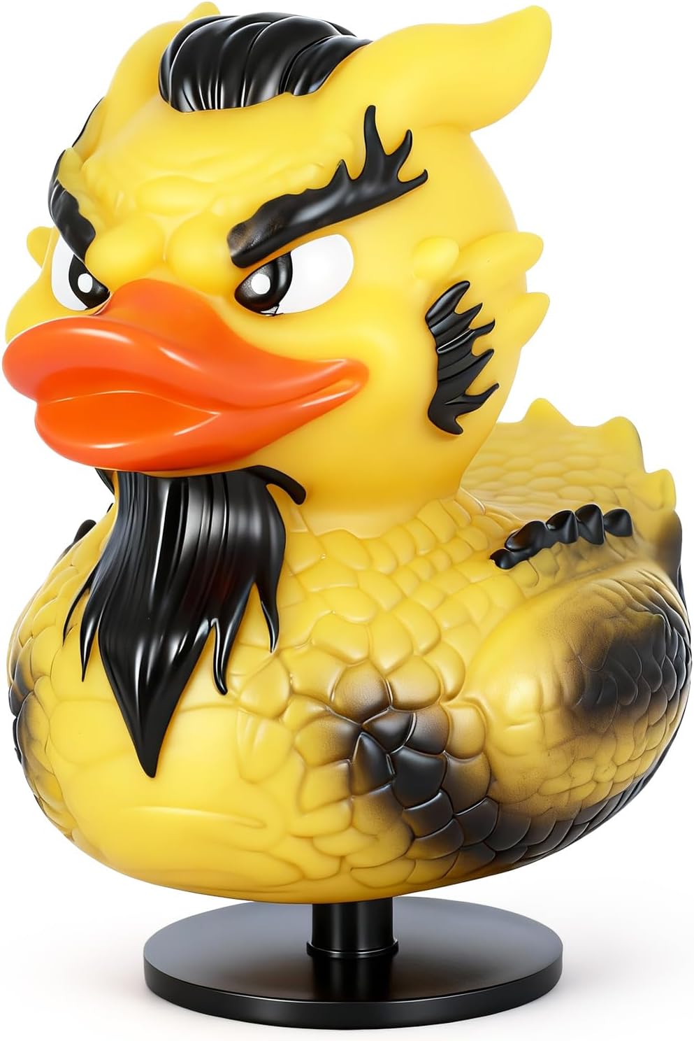 Resin Princess Duck Figurine - Unique Handmade Collectible Duck Decor for Car Dashboard, Home Desk | Novelty Funny Duck Gift