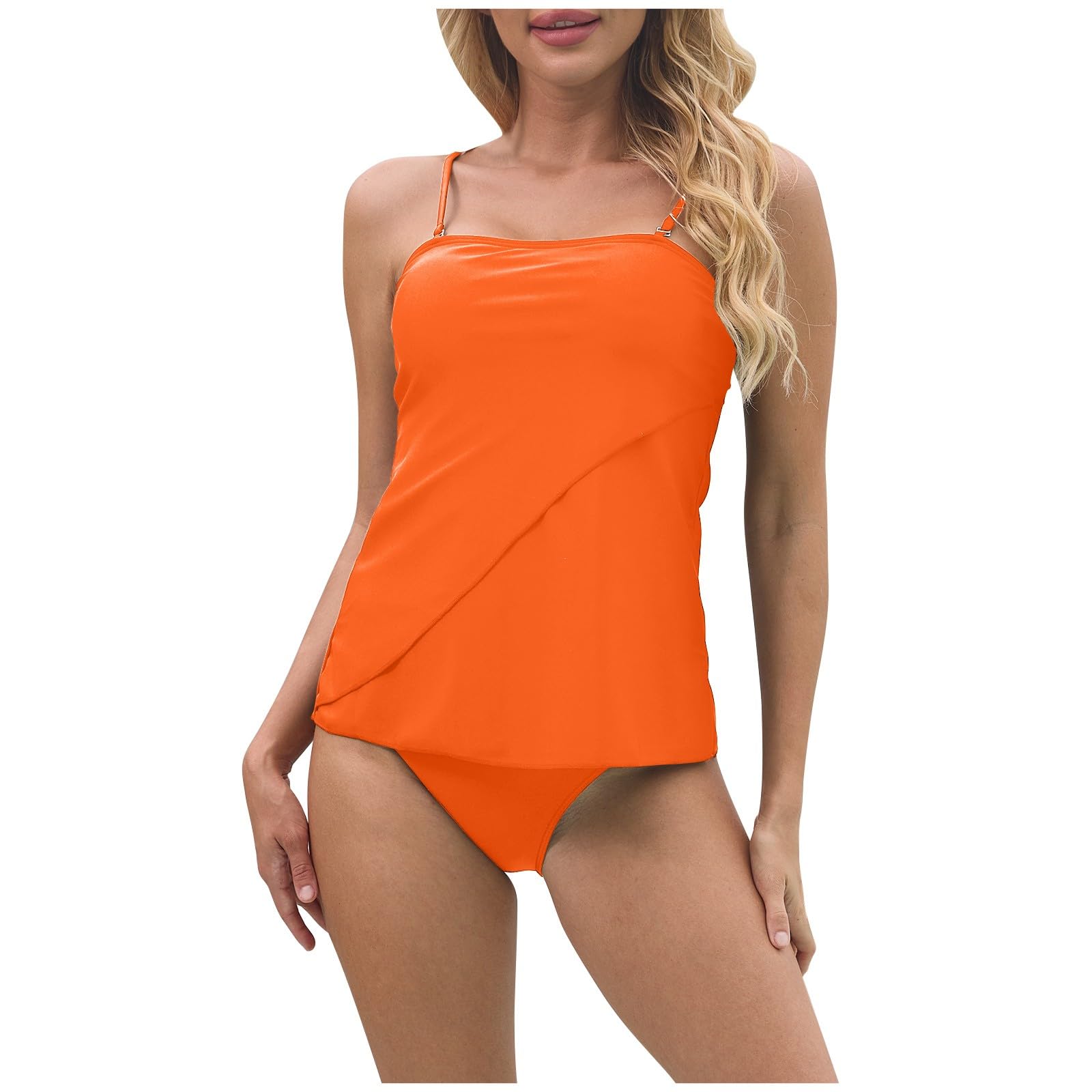 Costume Da Bagno Donna Due Pezzi Vita Alta - Nero, Contenitivo Per Pancia E Seno, Moda Primavera 2025 - Foto 6